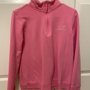 Vineyard Vines pink jacket with whale on back